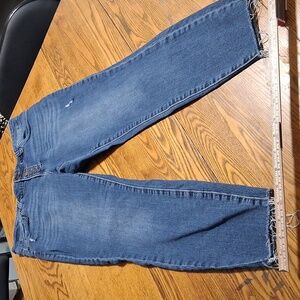 KUT FROM THE KLOTH Womens JEANS 14 BLUE DENIM Pants Used Preowned BUTTON FLY